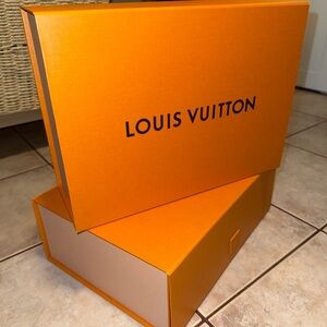 Louis Vuitton Vibrant Orange Gift Box